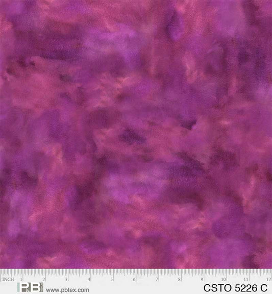 Mixed Watercolors Violet - P&B Textiles