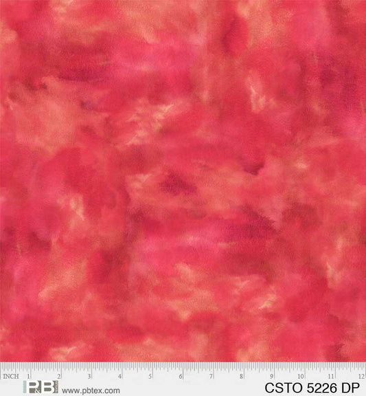Mixed Watercolors Deep Pink - P&B Textiles