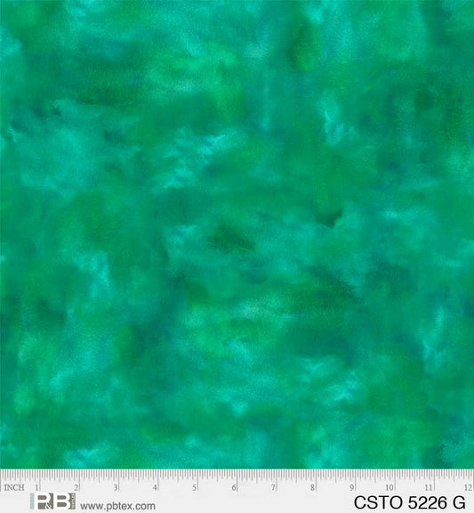 Mixed Watercolors Green - P&B Textiles
