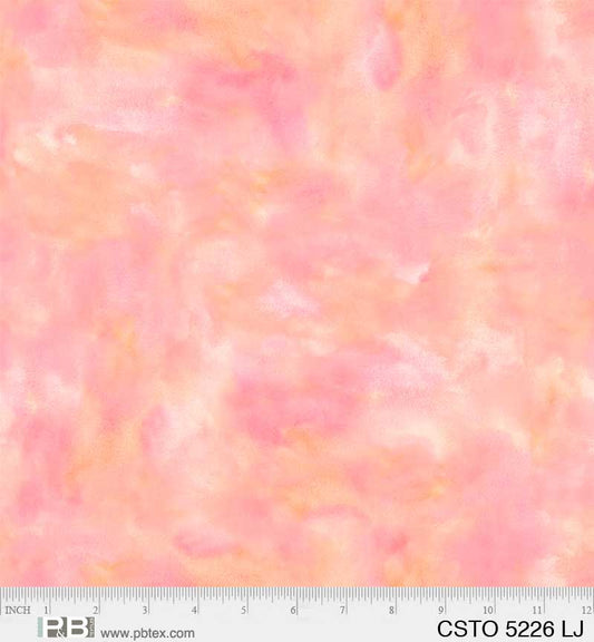 Mixed Watercolors Light Coral - P&B Textiles