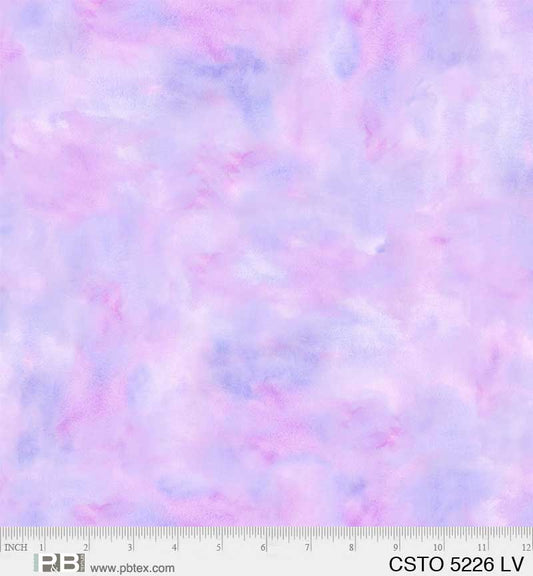 Mixed Watercolors Light Violet - P&B Textiles