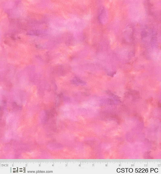 Mixed Watercolors Caring Pink - P&B Textiles