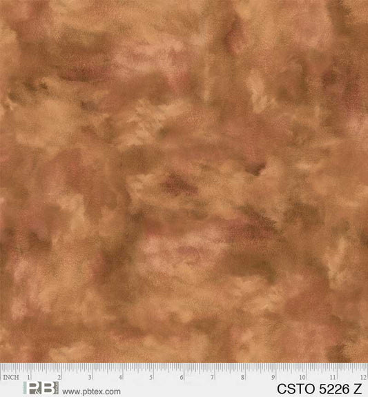 Mixed Watercolors Light Brown - P&B Textiles