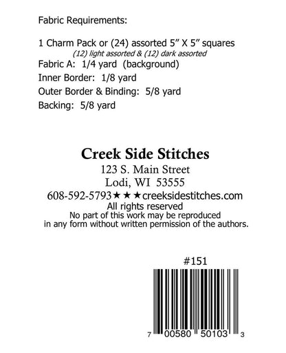 Charming Pineapple Star - Creek Side Stitches