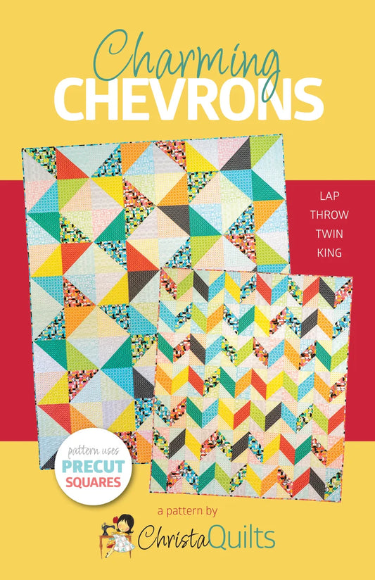 Charming Chevrons Paper Quilt Pattern by Christa