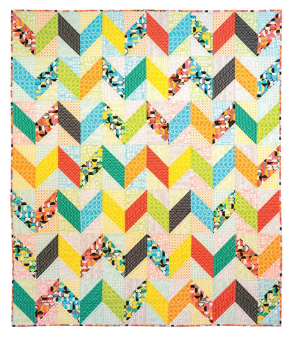 Charming Chevrons Paper Quilt Pattern by Christa