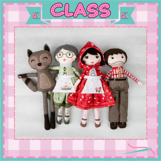Red Riding Hood Embroidery Dolls (by Riley Blake Designs)