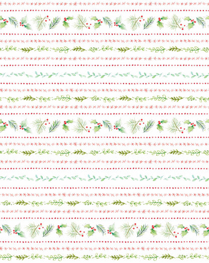 Holly Doodle White - A Swell Noel By Kathy Davis Studio