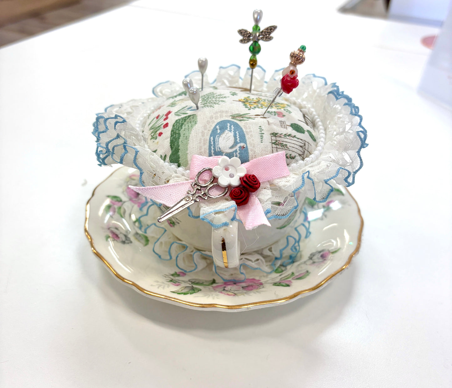 Class: Teacup Pin Cushion - November 7th -Teresa Allsop