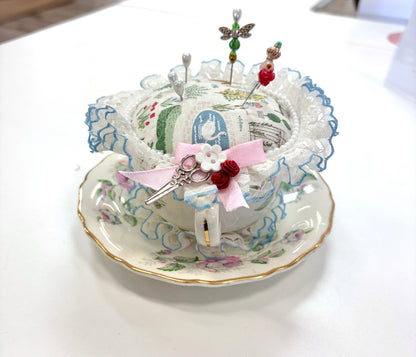 Class: Teacup Pin Cushion - November 7th -Teresa Allsop