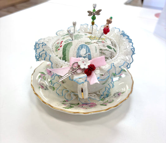 Class: Teacup Pin Cushion - November 7th -Teresa Allsop