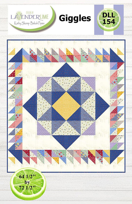 Giggles Quilt Pattern - Lavender Lime