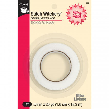 Dritz Stitch Witchery Ultra Light 5/8” x 20 yds
