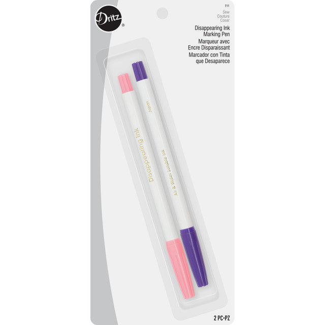 Disappearing Ink Marking Pen Pink & Purple