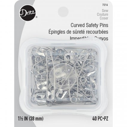 Dritz Curved Safety Pins sz 2