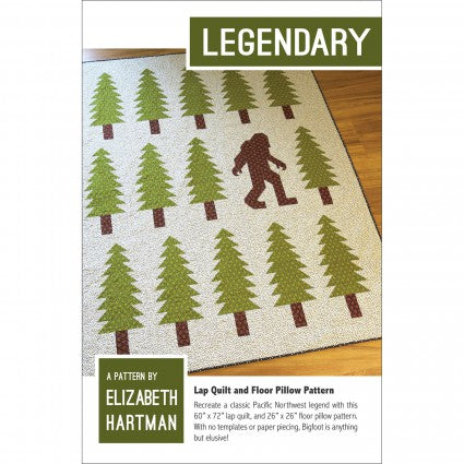 Legendary Pillow Cover/Lap Quilt Pattern - Elizabeth Hartman
