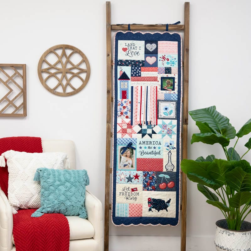 Kimberbell Star-Spangled Beauty Ladder Quilt