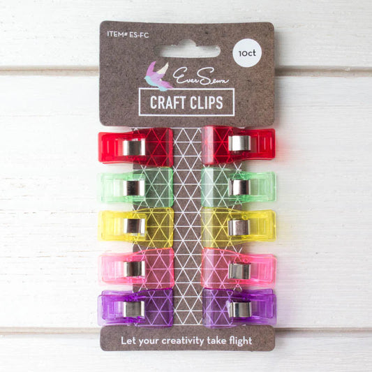 Fabric Clips 10pc. 3.5x1.8cm - Ever Sewn