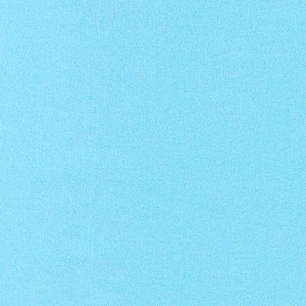 Aqua Kona Solid Flannel - Robert Kaufman