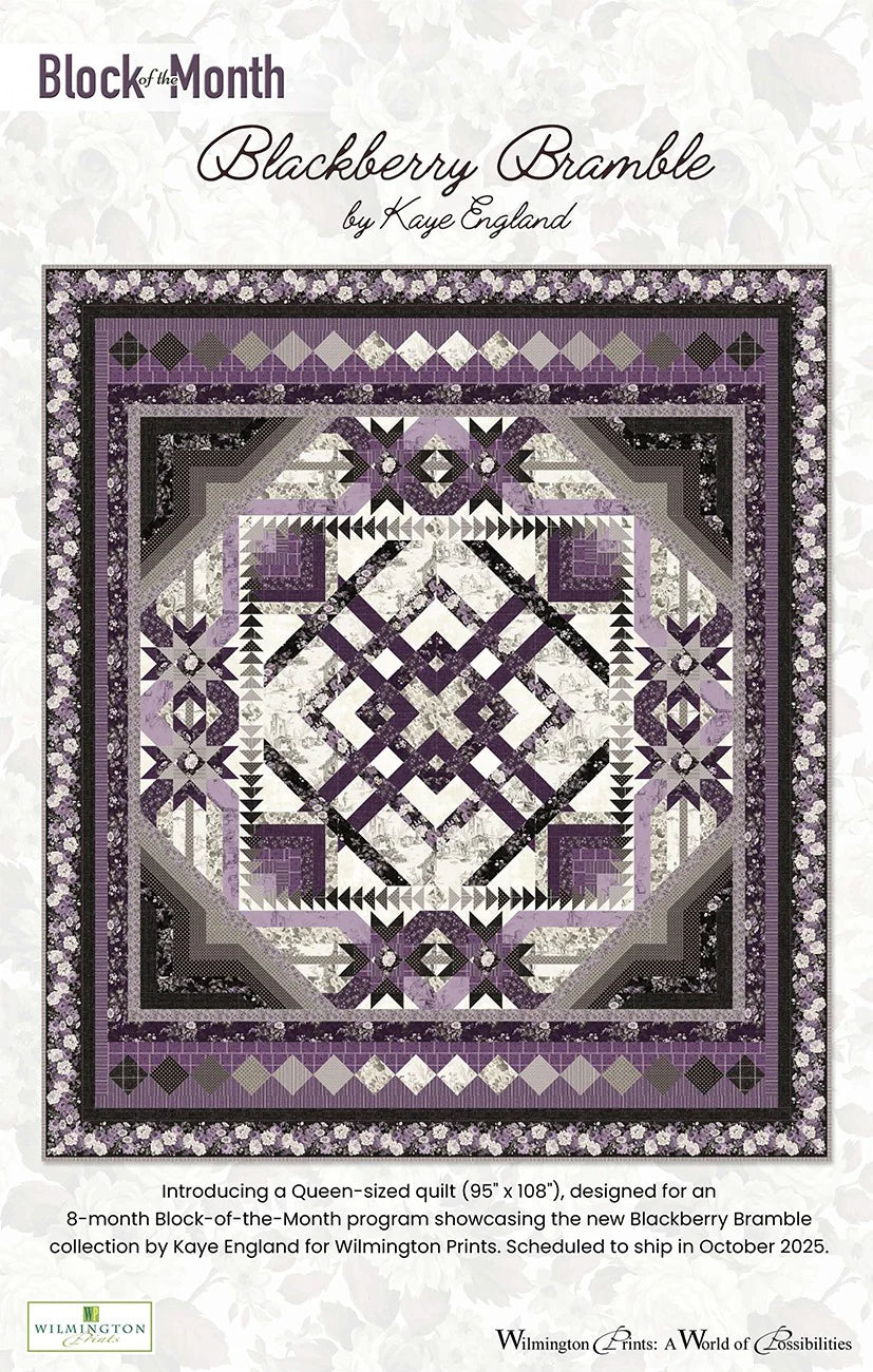 Blackberry Bramble Block of the Month Quilt Kit