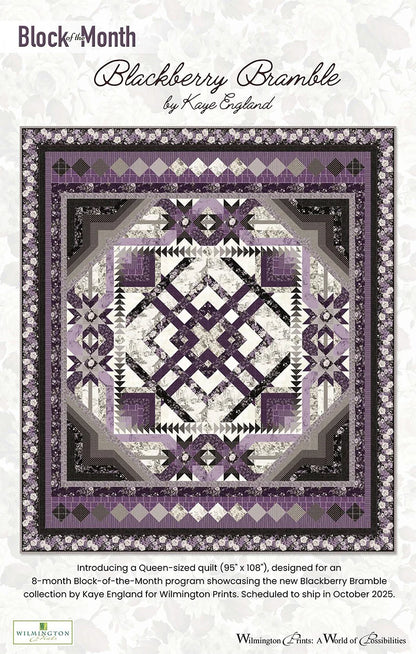 Blackberry Bramble Block of the Month Quilt Kit