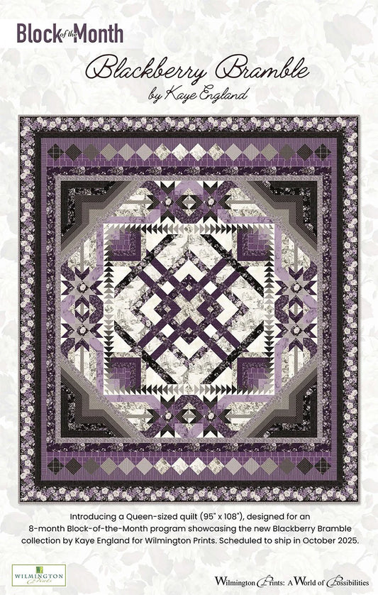 Blackberry Bramble Block of the Month Quilt Kit