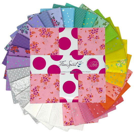 Tula Pink True Colors 10" Charm Pack (42 pcs) FB610TP.TRUECOLORS