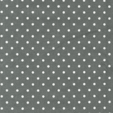 Grey Cotton Flannel - Robert Kaufman