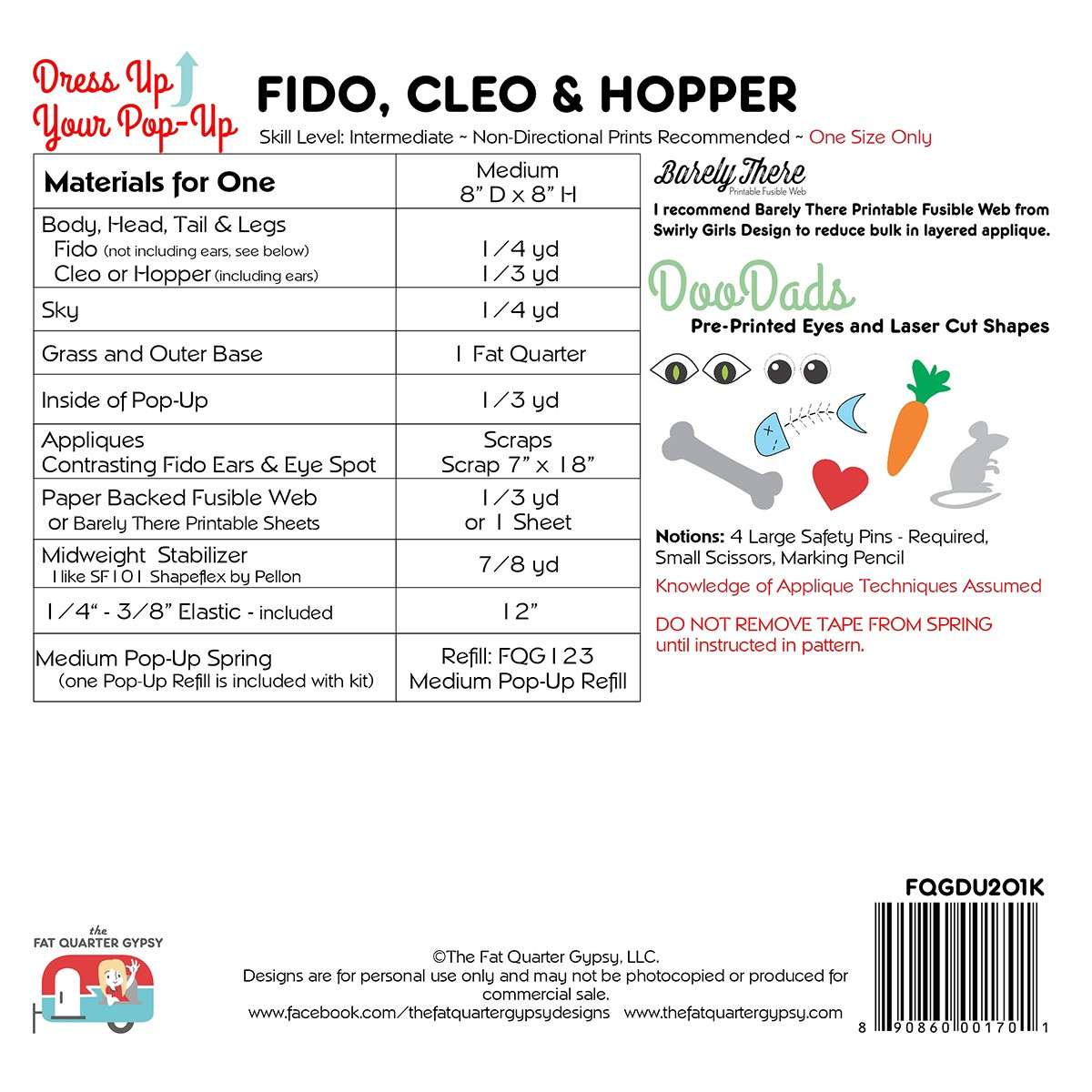 Fido, Cleo, & Hooper, Hooper Kit