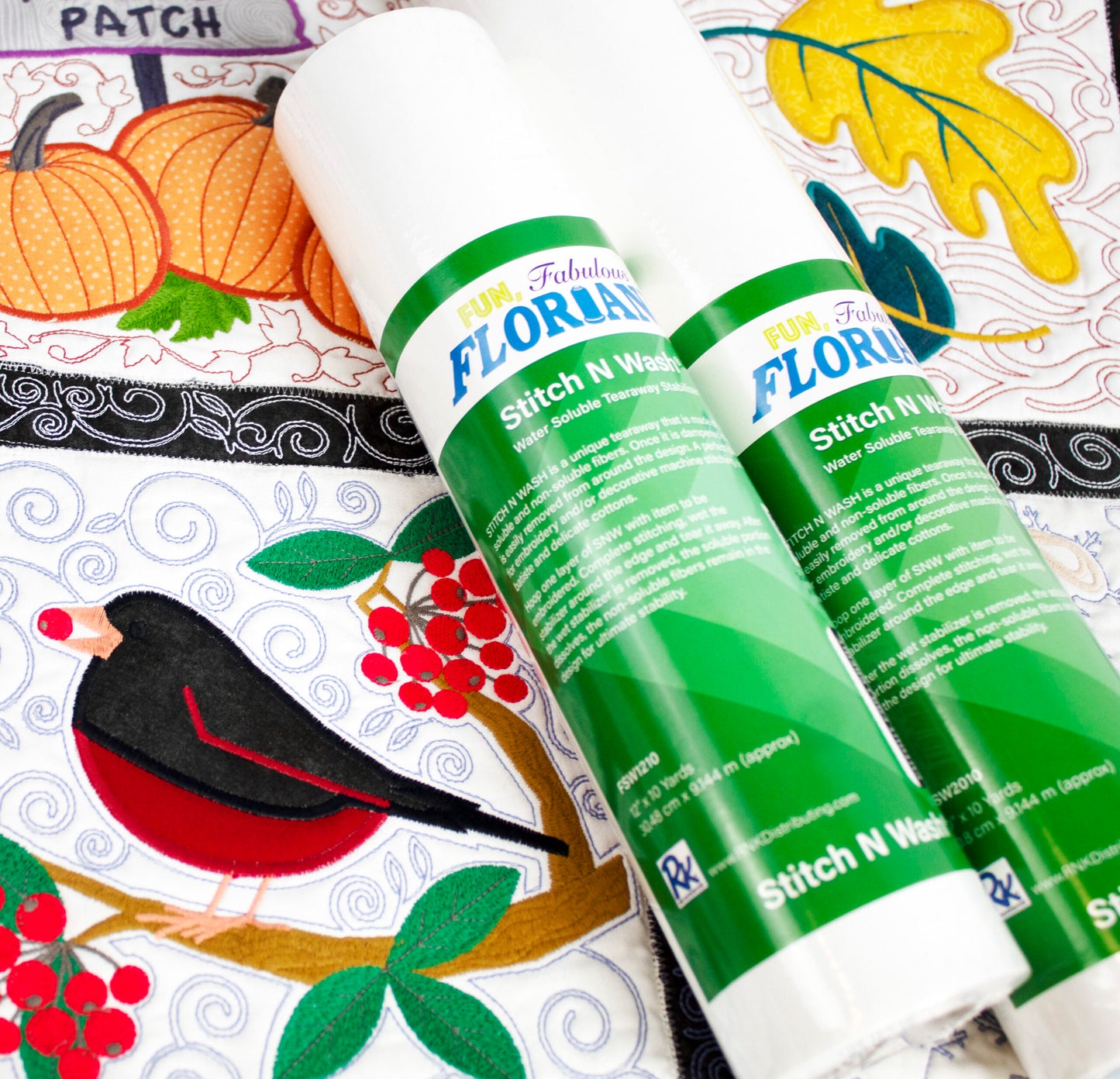 Floriani Stitch N Wash Rolls and Sheets