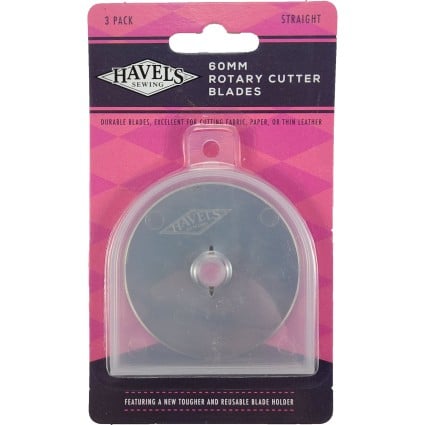 Havel's 60MM Rotary Cutter Blades 3pk.