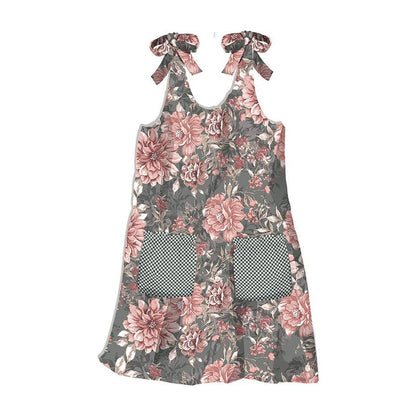 A Walk on the Prairie Prairie Pinafore Home Decor Panel Sage Gray - Riley Blake