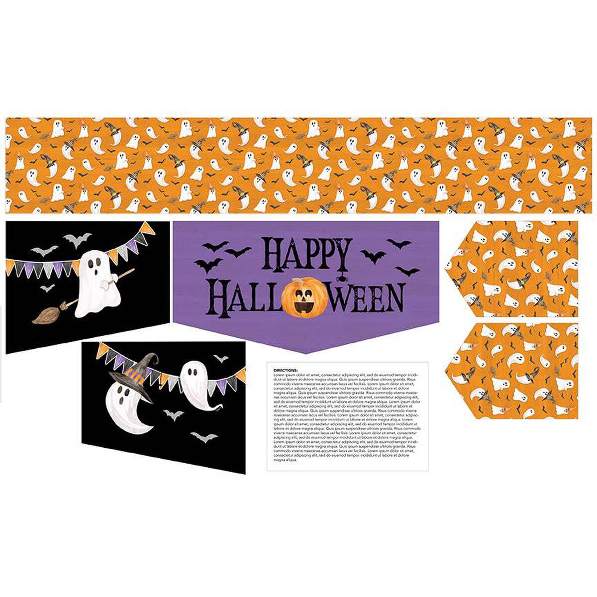Mantel Runner of the Month & More Home Decor Panel October - Riley Blake Designs