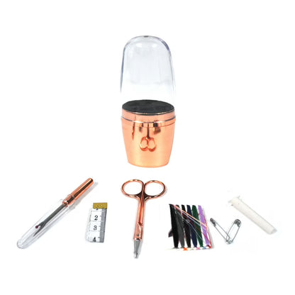 Hemline Rose Gold Travel Sewing Kit