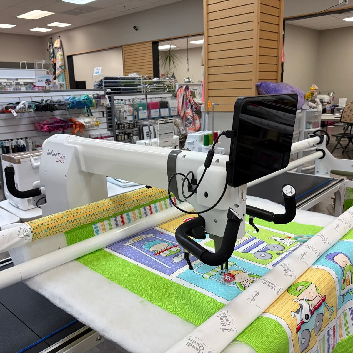 Handi Quilter Infinity 26 with Prostitcher and 12' Frame REFURBISHED WITH WARRANTEE