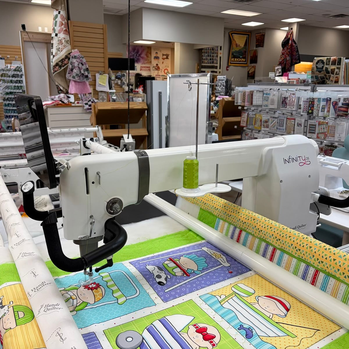 Handi Quilter Infinity 26 with Prostitcher and 12' Frame REFURBISHED WITH WARRANTEE