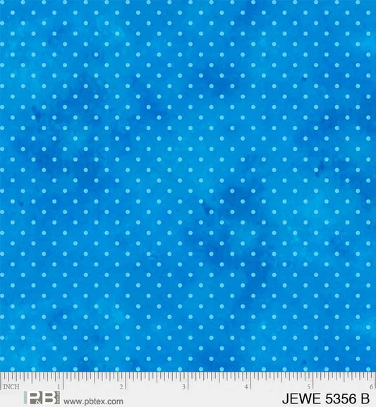 Light Blue with light Blue Dots - Jewel Collection P&B Textiles