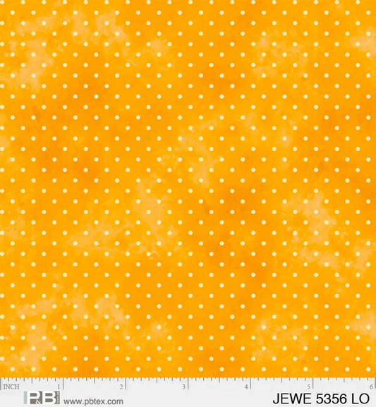 Light Orange with light Orange Dots - Jewel Collection P&B Textiles