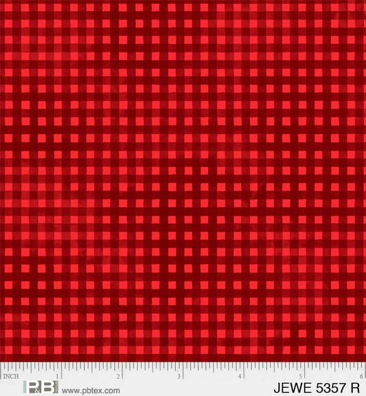 Red Gingham - Jewel Collection P&B Textiles