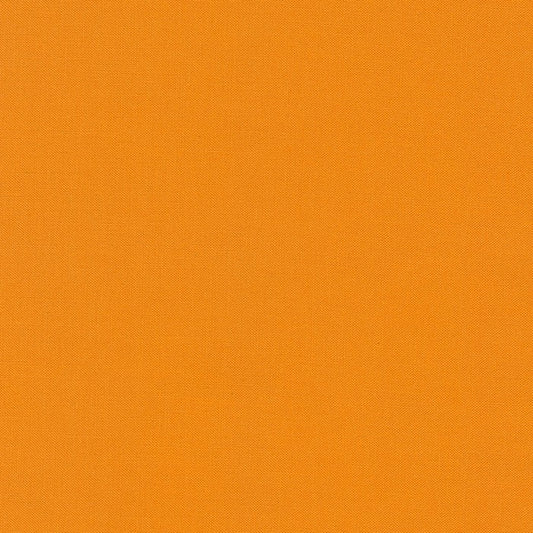 Saffron Kona Solid Cotton by Robert Kaufman - Sold By 1/4yd