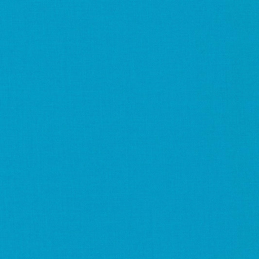Turquoise Kona Solid Cotton by Robert Kaufman - Sold By 1/4yd