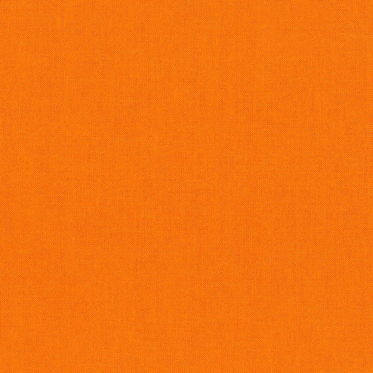 Clementine Kona Solid Cotton by Robert Kaufman - Sold By 1/4yd