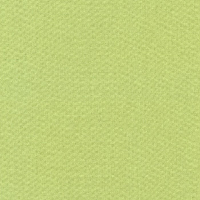Green Tea Kona Solid Cotton by Robert Kaufman - Sold By 1/4yd