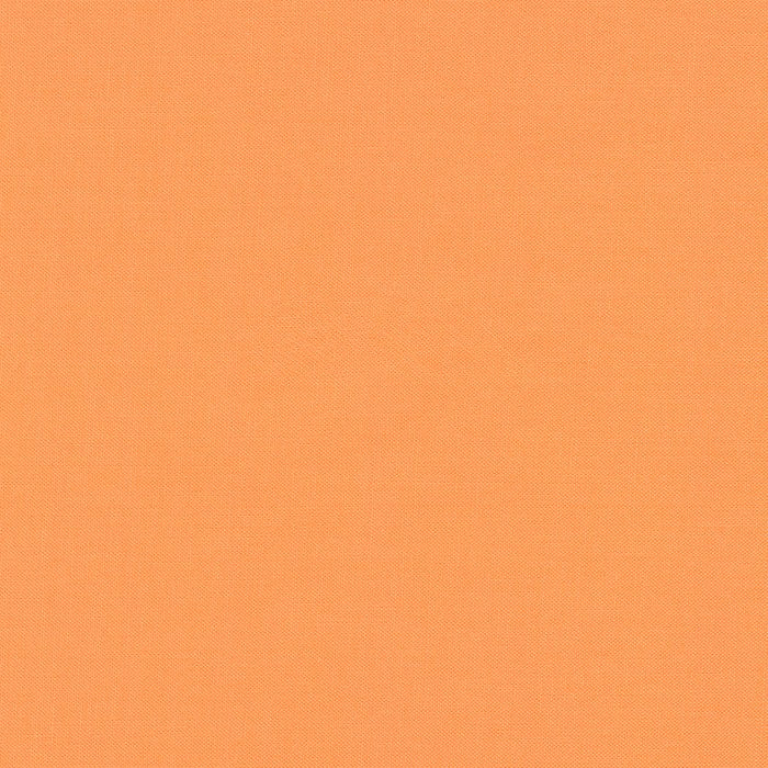 Cantaloupe Kona Solid Cotton by Robert Kaufman - Sold By 1/4yd