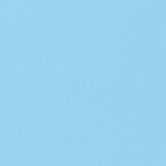 Spa Blue Kona Solid Cotton by Robert Kaufman - Sold By 1/4yd