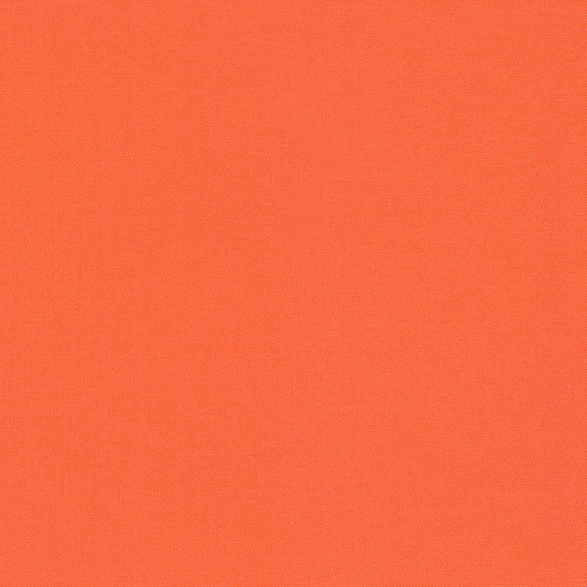 Orangeade Kona Solid Cotton by Robert Kaufman - Sold By 1/4yd