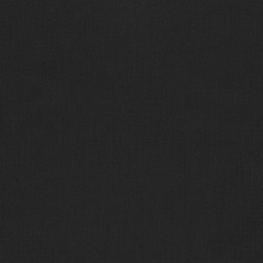 Black Kona Solid Cotton 108" Wide by Robert Kaufman - Sold By 1/4yd