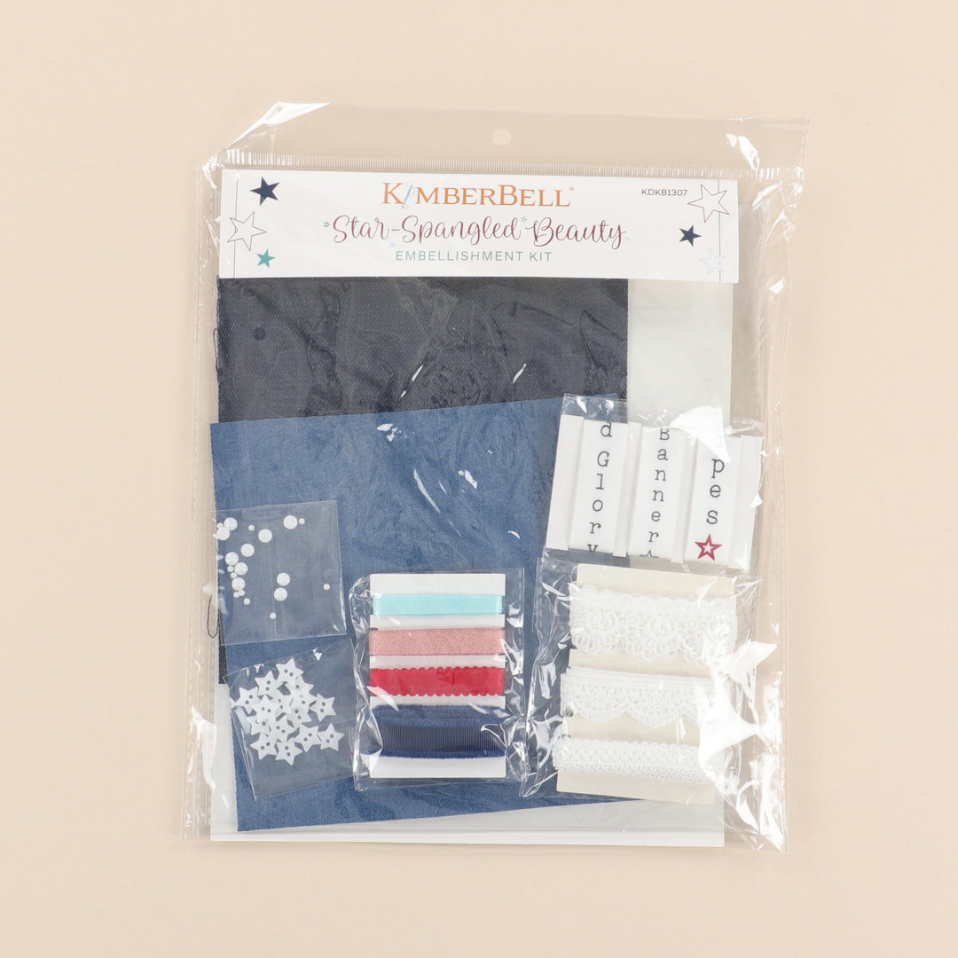 Kimberbell Star-Spangled Beauty Ladder Quilt Embellishment Kit