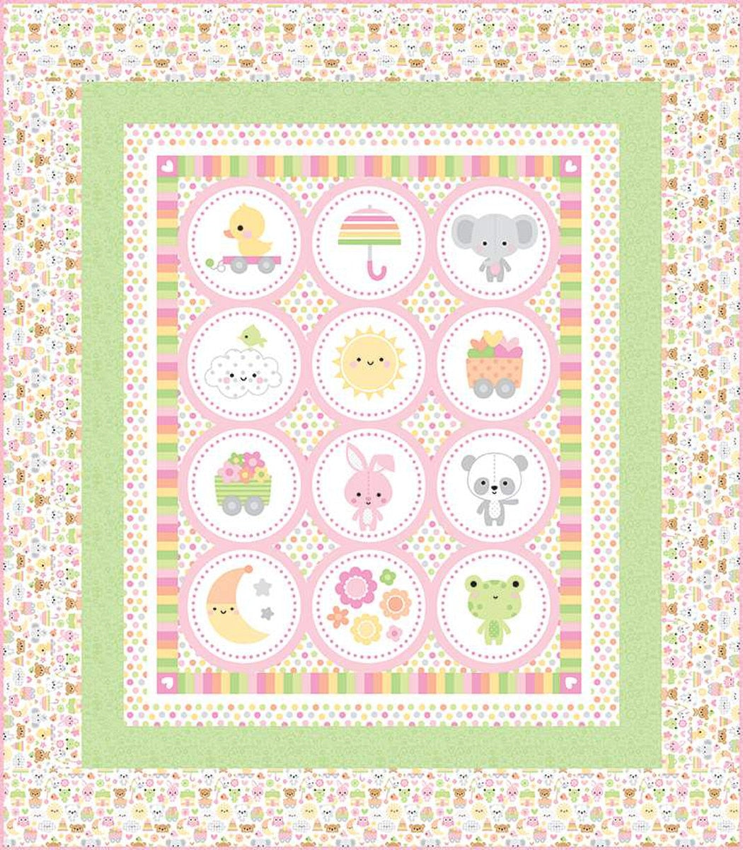 Bundle of Joy Panel Quilt Boxed Kit - Riley Blake Designs