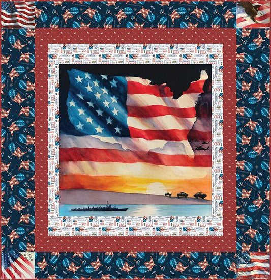 Letters From Home Panel Quilt Boxed Kit - Riley